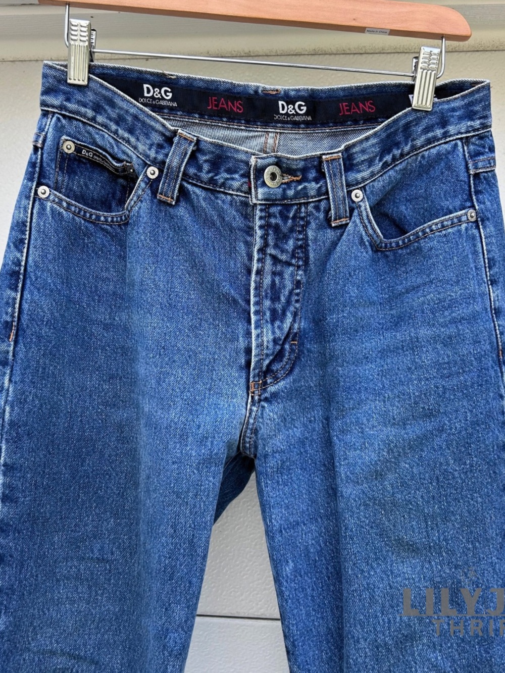 Dolce & Gabbana Women's Blue Denim Boyfriend Jeans